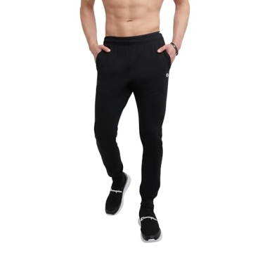 Champion Men's Cotton Jogger Sweatpants - Black Medium