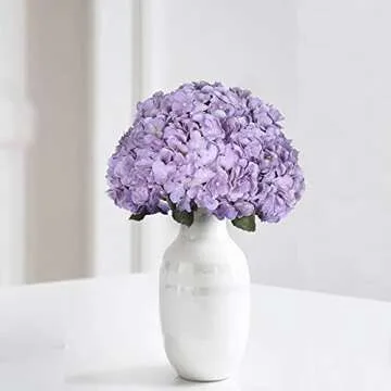 Kimura's Cabin 2 Bouquets Fake Hydrangea Flowers for Decor