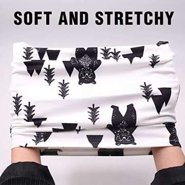 Newborn Swaddle Blanket with Beanie Set,Soft Stretchy Cocoon Sack for 0-3 Months Baby Boys and Girls