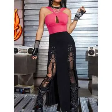Trendy Women’s Crop Top with Cross-Cut Design