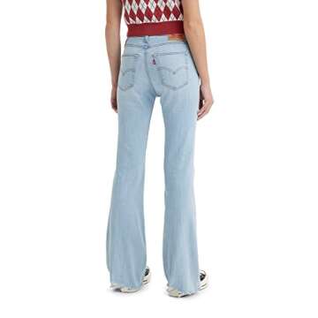 Levi's Women's 726 High Rise Flare Jeans (Also Available in Plus), Light Indigo Worn in, 25 Regular