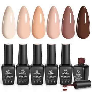 Beetles Gel Polish Skin Tone Collection 6 Colors