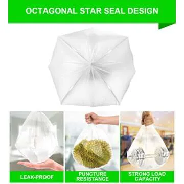 FORID Clear Small Trash Bags - 4 Gallon Garbage Bags Wastebasket Bin Liners 220 Count Plastic Trash Bags for Bathroom Bedroom Office Trash Can - Durable & Thick Trash Bag Can Liners