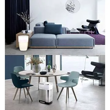 FORID Clear Small Trash Bags - 4 Gallon Garbage Bags Wastebasket Bin Liners 220 Count Plastic Trash Bags for Bathroom Bedroom Office Trash Can - Durable & Thick Trash Bag Can Liners