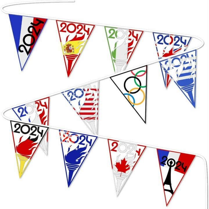 Olympic String Flags & Banners for Party Decor