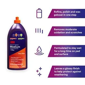 3M Perfect-It Gelcoat Compound & Wax - One-Step Solution