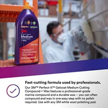 3M Perfect-It Gelcoat Compound & Wax - One-Step Solution