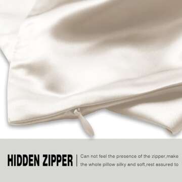 Mulberry Silk Pillow Cases for Hair & Skin - Queen Size
