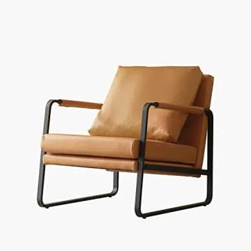 jiexi Modern PU Leather Lounge Chair for All Spaces