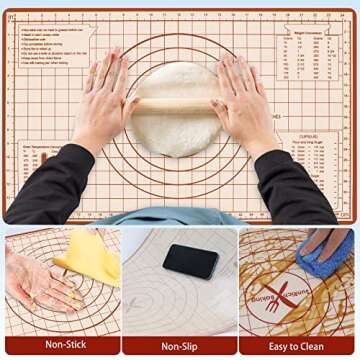 Durable Silicone Baking Mat | Non-Stick & Easy to Clean