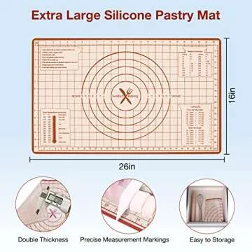 Durable Silicone Baking Mat | Non-Stick & Easy to Clean
