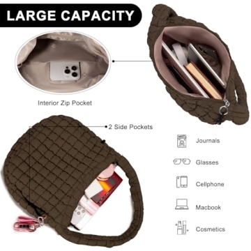 GASSDA Puffer Tote Bag Stylish and Functional