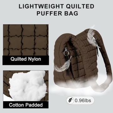 GASSDA Puffer Tote Bag Stylish and Functional