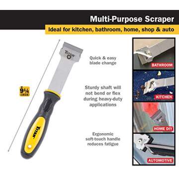 Titan 17002 2-Piece Multi-Purpose and Mini Razor Scraper Set