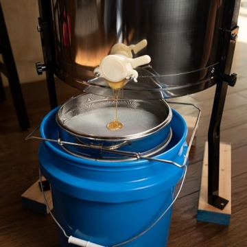 VIVO Honey Extractor - Stainless Steel Manual Spinner