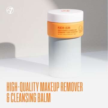 W7 Peachy Clean Face Cleansing Balm Makeup Remover