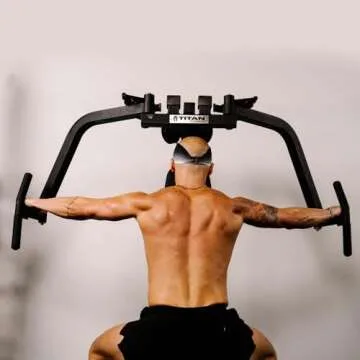 Titan Fitness Plate-Loaded PEC Fly and Reverse Delt Machine, Rated 300 LB, Upper Body Specialty Machine, Chest, Back, and Shoulder Training