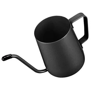Long Narrow Spout Coffee Pot (8.7 Oz) Small Fine Stainless Pour Over Drip Coffee Pot Gooseneck Tea K...