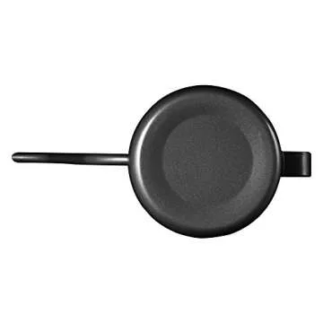 Long Narrow Spout Coffee Pot (8.7 Oz) Small Fine Stainless Pour Over Drip Coffee Pot Gooseneck Tea Kettle(Black, 250ML)