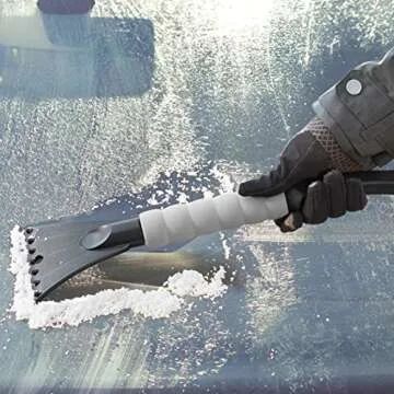 Amazon Basics Snow Brush & Ice Scraper for Winter Vehicle Care