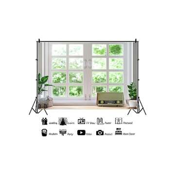 YYNXSY 8X6FT Office Backdrop for Video Conferencing