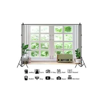 YYNXSY 8X6FT Office Backdrop for Video Conferencing