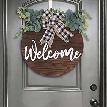 Unfinished Round Wood Circle Signs