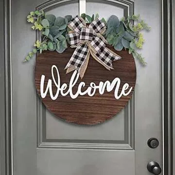 Unfinished Round Wood Circle Signs