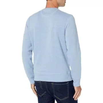 Amazon Essentials Men's Fleece Crewneck Sweatshirt in Light Blue Heather
