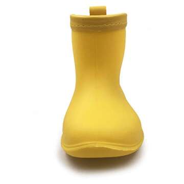 Amoji Boy's Rain Boots Toddler Rainboots For Kid's Rubber Shoes Girl's Waterproof Wellies Children G...