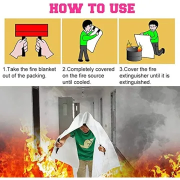 TONYKO Fire Blankets, Heat Protection for Home & Camping
