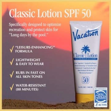 Vacation Classic Sunscreen Lotion SPF 50 3-Pack