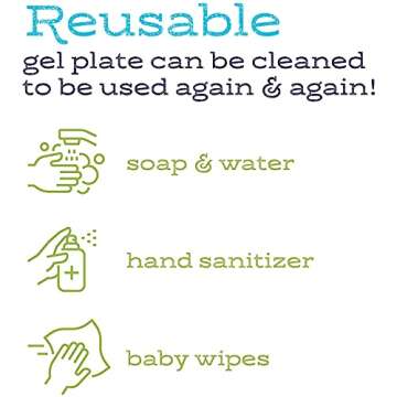 Gel Press 5”x7” Monoprinting Plate for Arts and Crafts