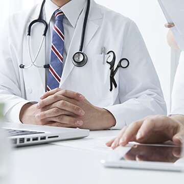 2 Pack Trauma Shears, 5.8 Inch Stainless Steel Medical Scissors, Bandage Scissors with Carabiner, Nursing Scissors Surgical Scissors for Nurses, Doctors, Nursing Students, EMT and EMS