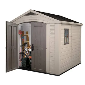 Keter Factor 8x8 Foot Large Resin Outdoor Shed