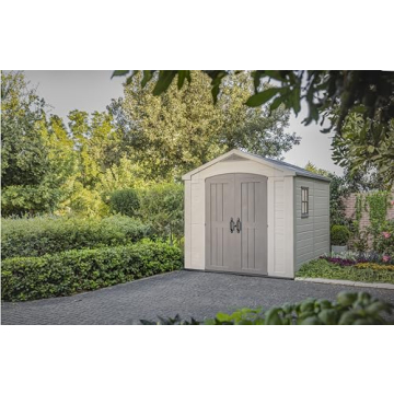 Keter Factor 8x8 Foot Large Resin Outdoor Shed