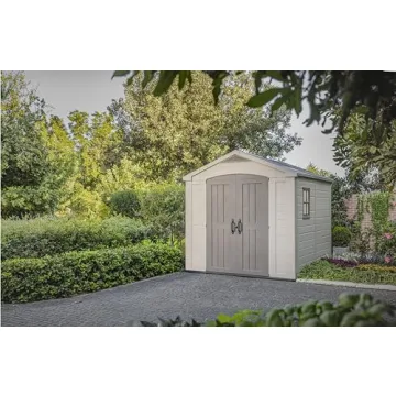 Keter Factor 8x8 Foot Large Resin Outdoor Shed