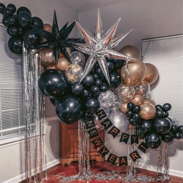 Elegant Black & Gold Balloons for Every Celebration