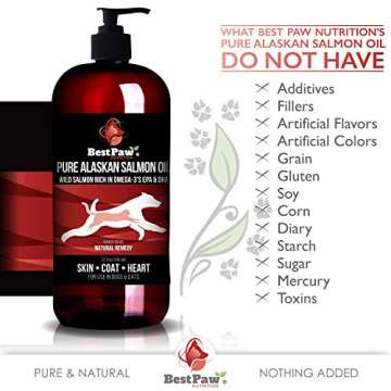Pure Wild Alaskan Salmon Oil for Healthy Pets