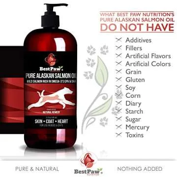 Pure Wild Alaskan Salmon Oil for Healthy Pets