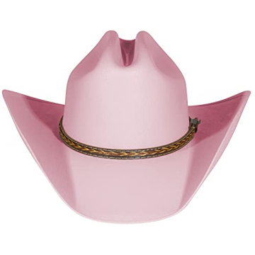 Enimay Western Cowboy Hat in Classic Pink - Stylish & Durable