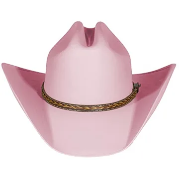 Enimay Western Cowboy Hat in Classic Pink - Stylish & Durable