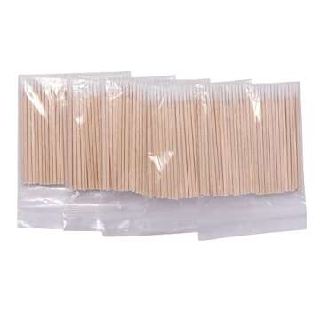 1200pcs Premium Wooden Cotton Swabs for Makeup, Cleaning & Crafting