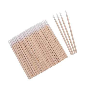1200 Natural Wooden Cotton Swabs for Makeup and Cleaning