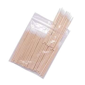 1200 Natural Wooden Cotton Swabs for Makeup and Cleaning