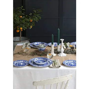 Spode Blue Room Collection | Elegant 10.5-Inch Plates Set
