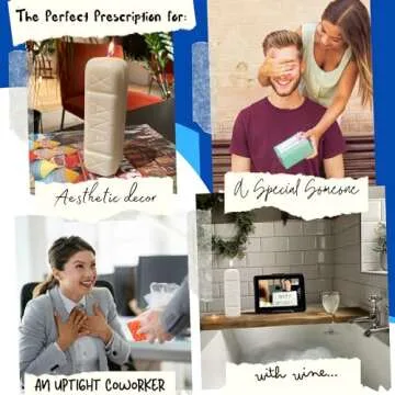 Xanax Candle with Gift Box - XANDLE - Cool Candles - White Elephant gifts for Adults Funny Candles - Novelty Candles - Weird Gifts - Funny Nurse Gifts - Eccentric Decor - Weird Decor - Gag Gift Candle