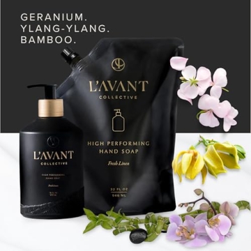 Luxurious L'AVANT Hand Soap with Fresh Linen Scent