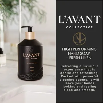 Luxurious L'AVANT Hand Soap with Fresh Linen Scent