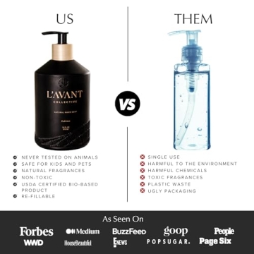 Luxurious L'AVANT Hand Soap with Fresh Linen Scent